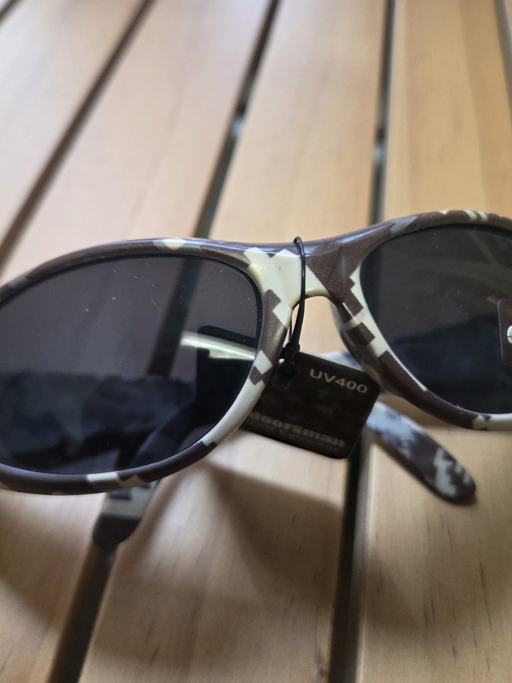 Men's Camouflage Sunglasses - Brown/Beige